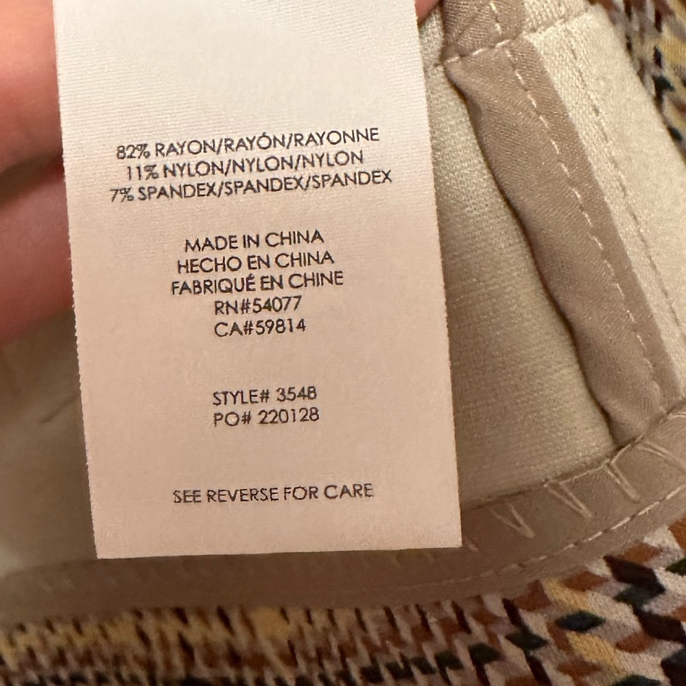 🚺 Cabi tan plaid blazer - Picture 10 of 13